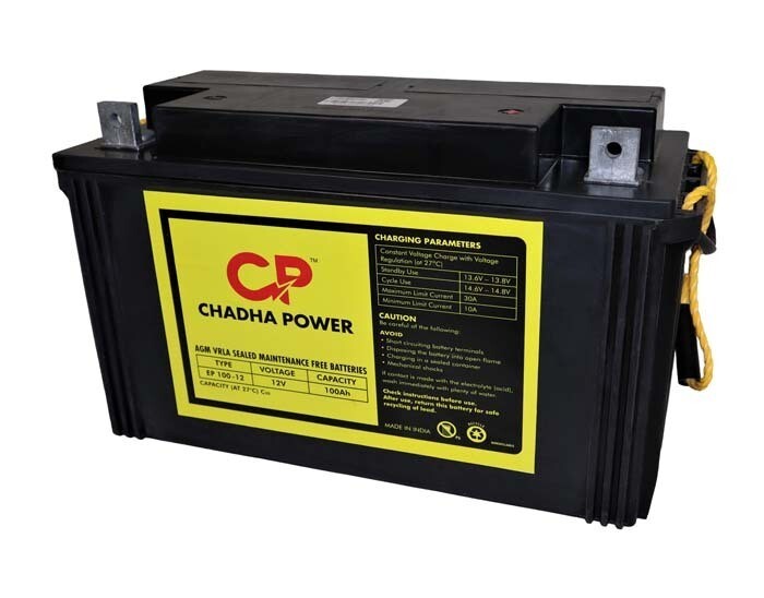 BATTERY 100AH 12V AGM CHADHA