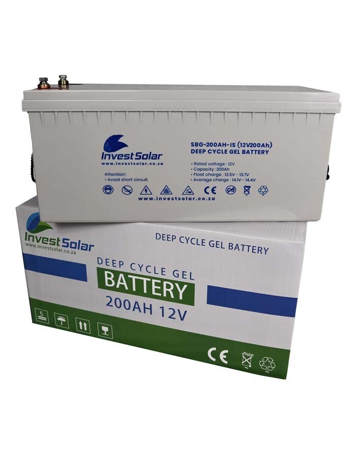 BATTERY GEL 200AH 12V SOLAR