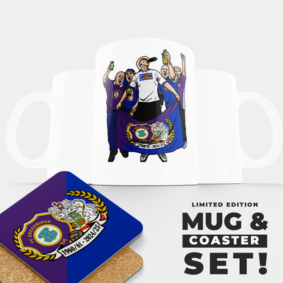 LIMITED EDITION FC Erzgebirge Aue x Glenavon FC Mug Set - Fans