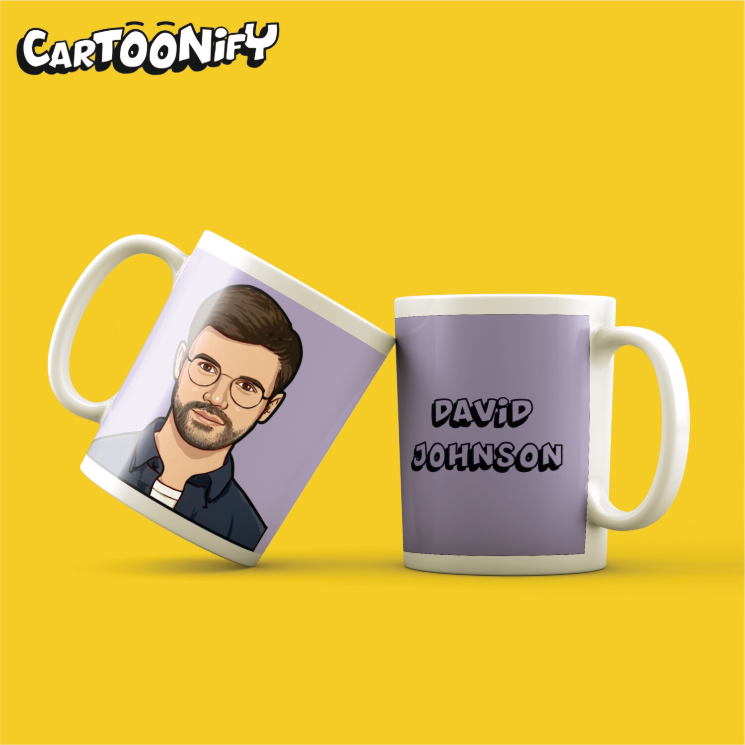 Cartoonify Photo + White Mug