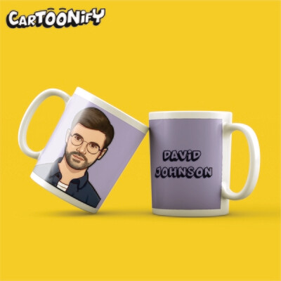 Cartoonify Photo + White Mug