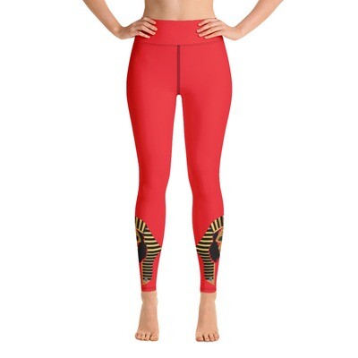 Pharaoh- Women’s- Yoga Pants (Alizarin)
