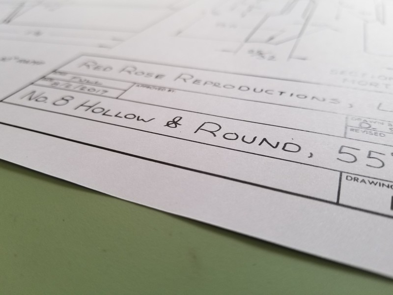 #8 hollow and round plans