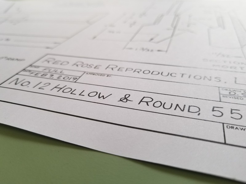 #12 hollow and round plans