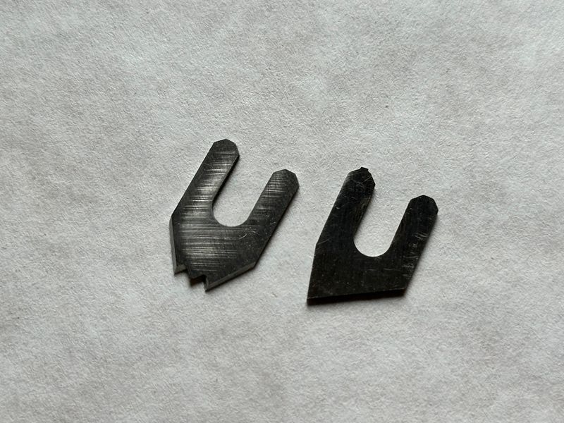.062" Straight-Line Cutter Blades, pair