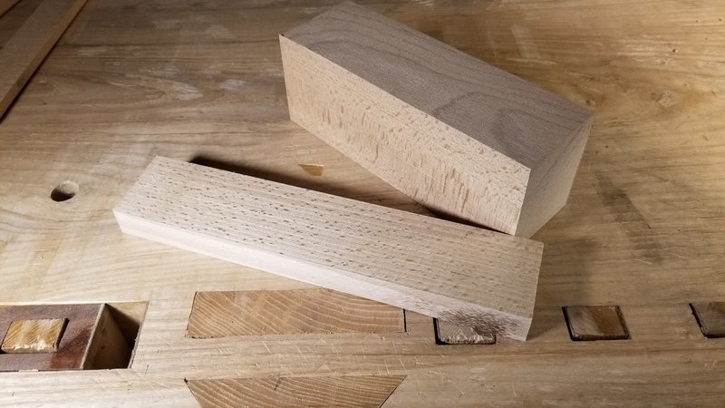 European beech Coffin Smoother Billet