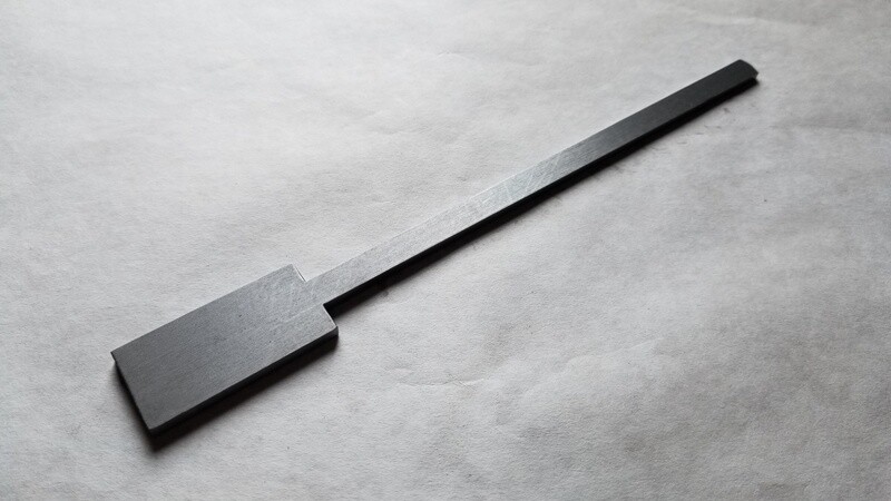 7/8" Tapered Rabbet Plane Iron