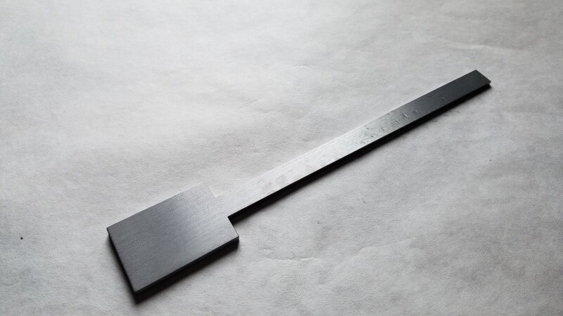 1-1/4" Tapered Rabbet Plane Iron