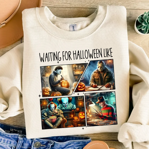 Waiting for Halloween tshirt