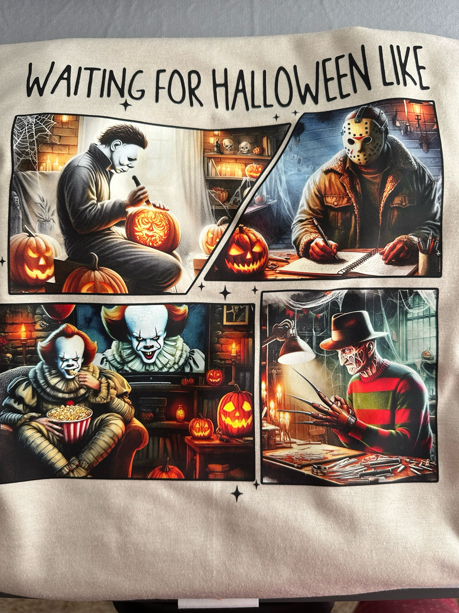 Waiting for Halloween tshirt