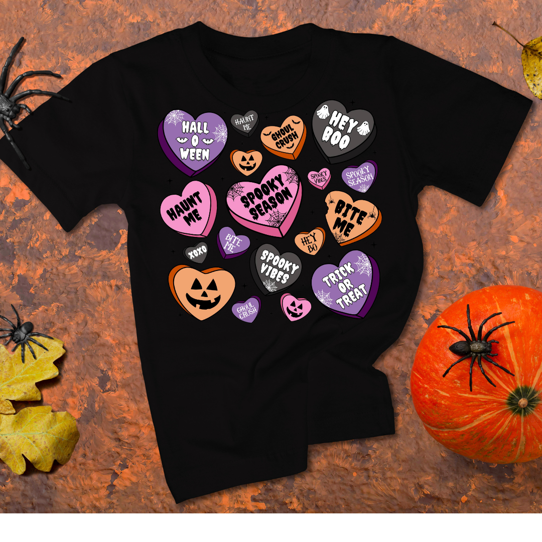 Halloween Conversation Hearts
