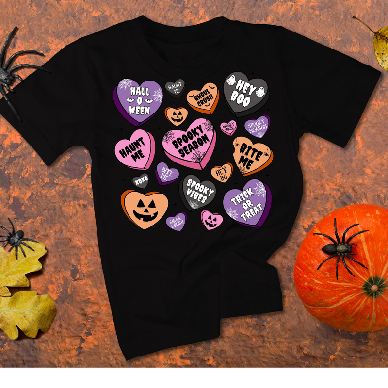Halloween Conversation Hearts