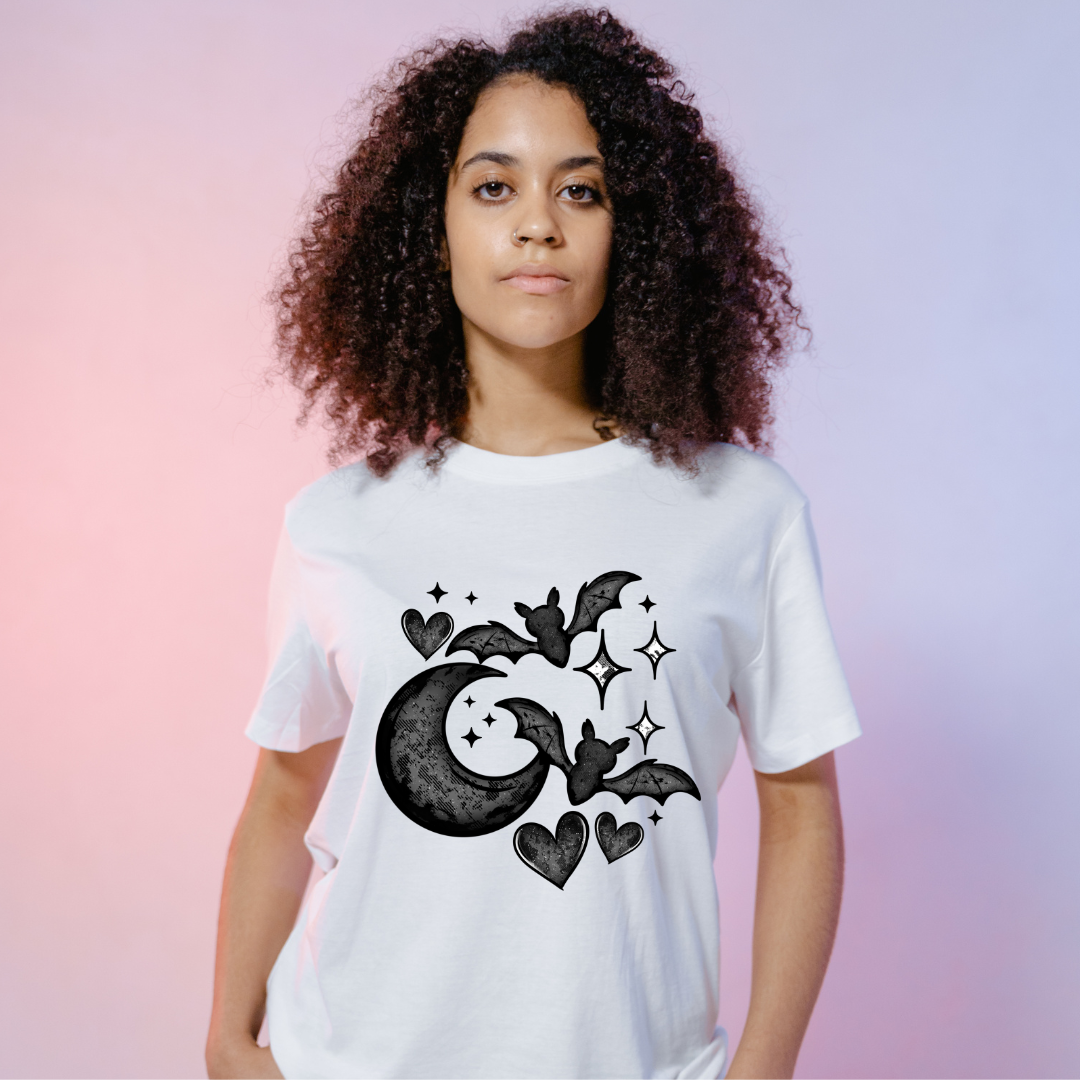 Spooky / skelly / ghost tshirt