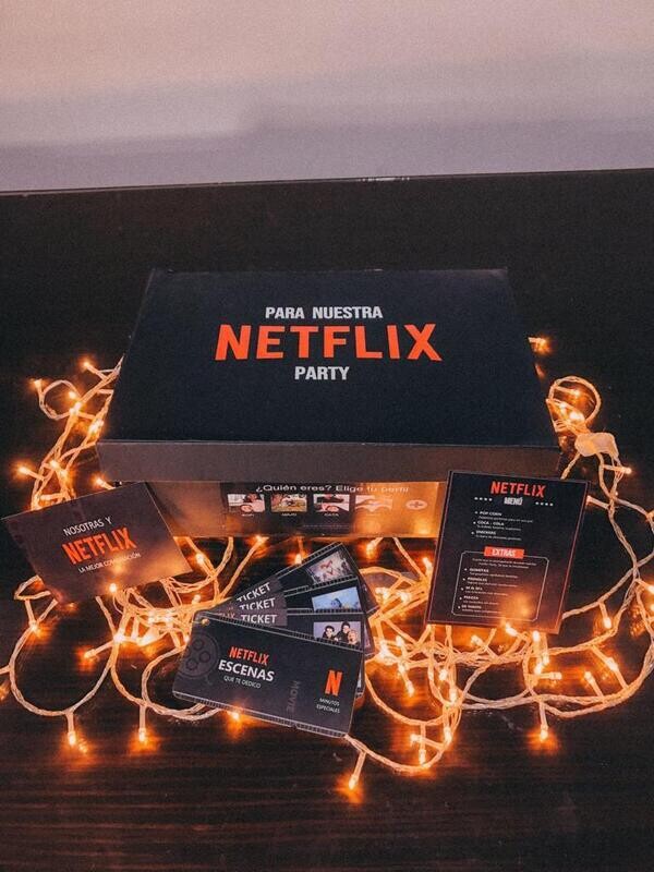 Caja personalizada de Netflix ❤