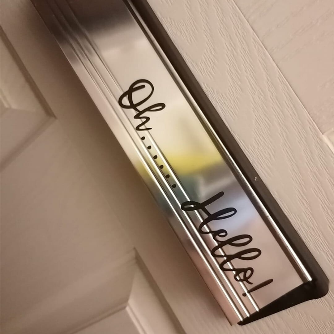 Letterbox decal