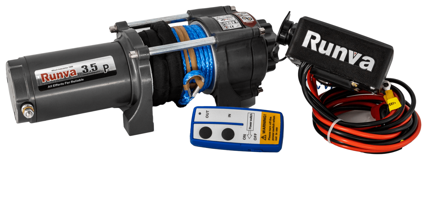 Runva Winch 3500lbs (Synthetic Rope)