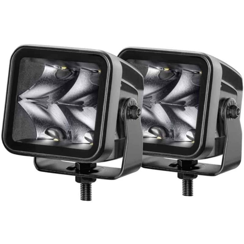 Hella LED Black Magic 3.2&quot; Cube Kit - (Spot)