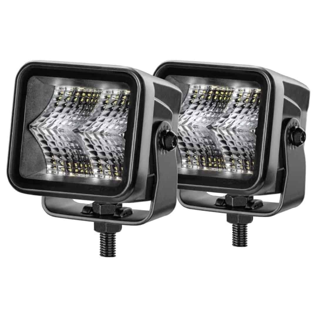 Hella LED Black Magic 3.2&quot; Cube Kit - (Flood)