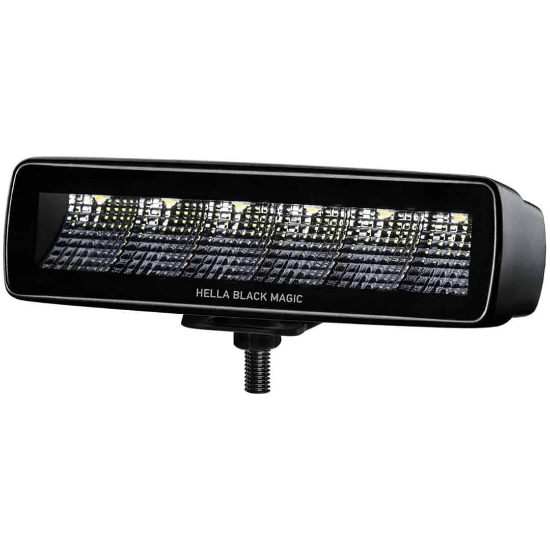 Hella Black Magic LED Mini Lightbar 6.2˝ Single (Flood)