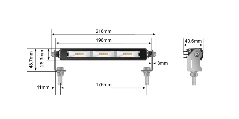 Stedi Micro 7.8" LED Bar Flood