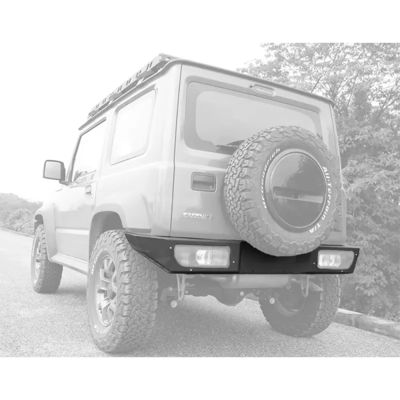 Suzuki Jimny 19+ Rear Slim Bumper Steel Black