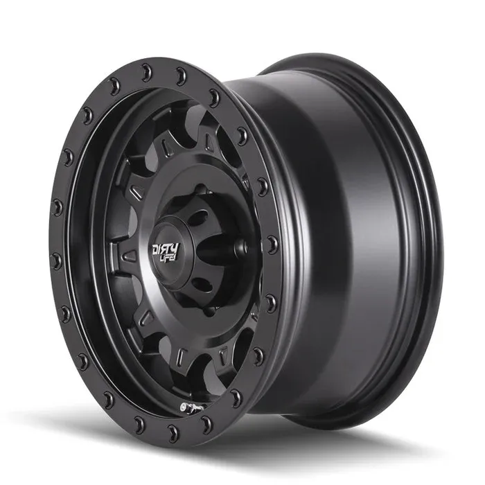 DIRTY LIFE Roadkill Matte Black Alloy Wheel *15x7" ET3 8kgs