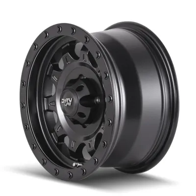 DIRTY LIFE Roadkill Matte Black Alloy Wheel *15x7&quot; ET3 8kgs