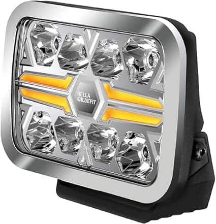 Hella Blade Rectangular 9&#39;&#39; Chrome single