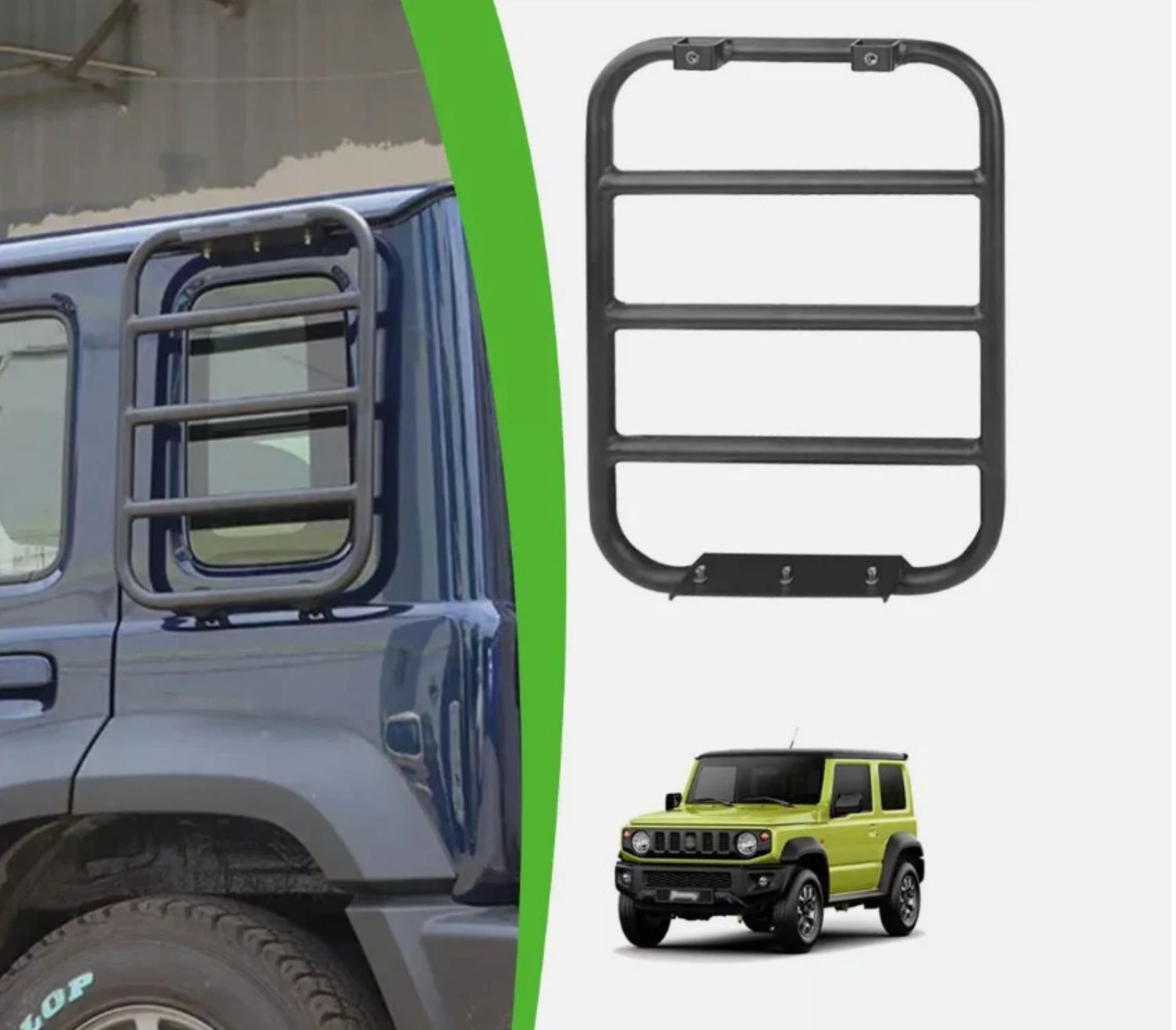 Jimny Gen 4 Rear Side Window Ladder