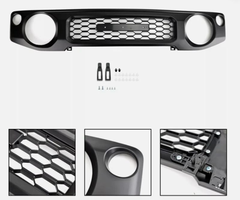 jimny Gen 4 Front Replacement Grill (Black)
