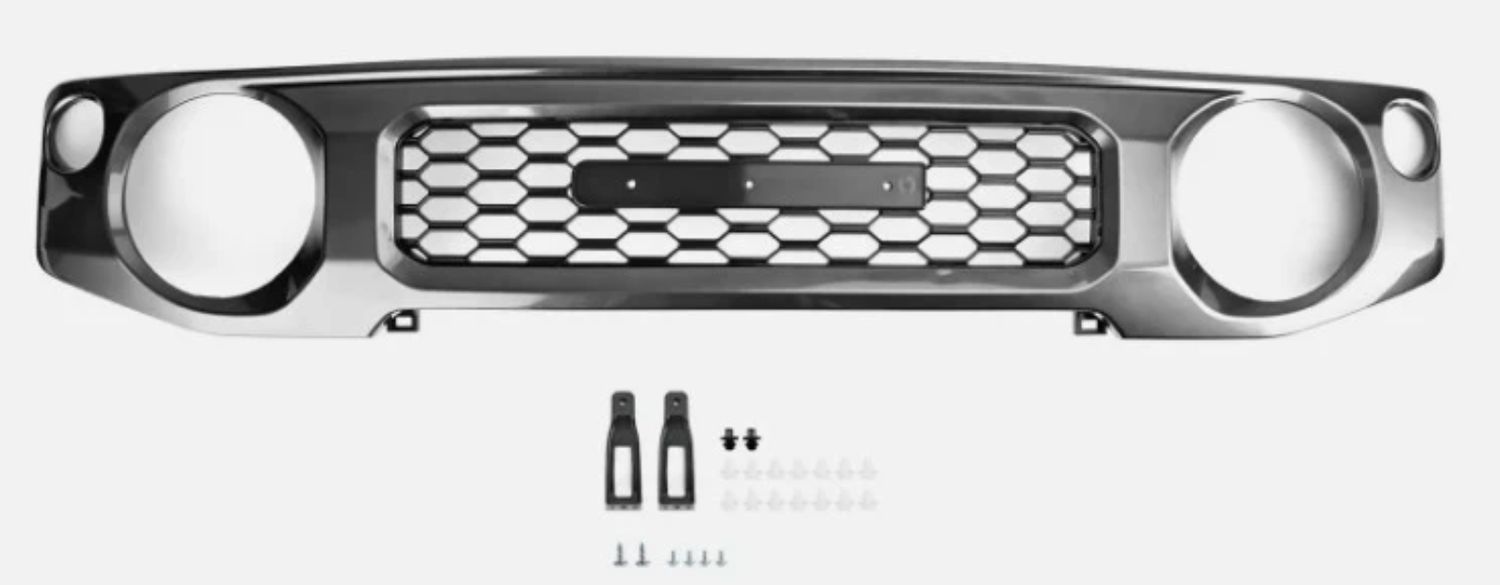 jimny Gen 4 Front Replacement Grill (Grey)