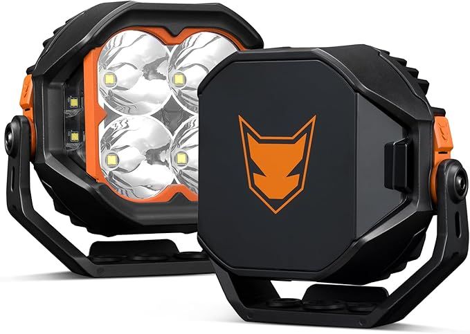 Lightfox Cygnus-Pro Pair 5&quot; Pod LED Lights With Side Light