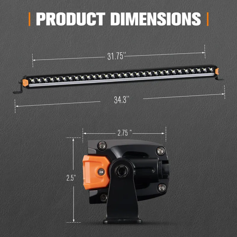 Lightfox 32inch LED Light Bar with DRL