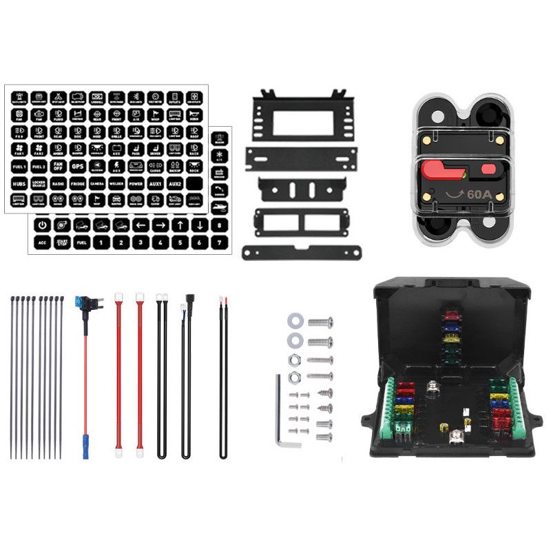 12 Way Switch Panel with Bluetooth
