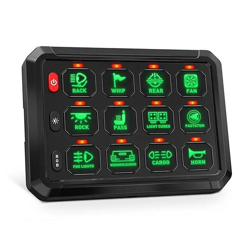 12 Way Switch Panel with Bluetooth