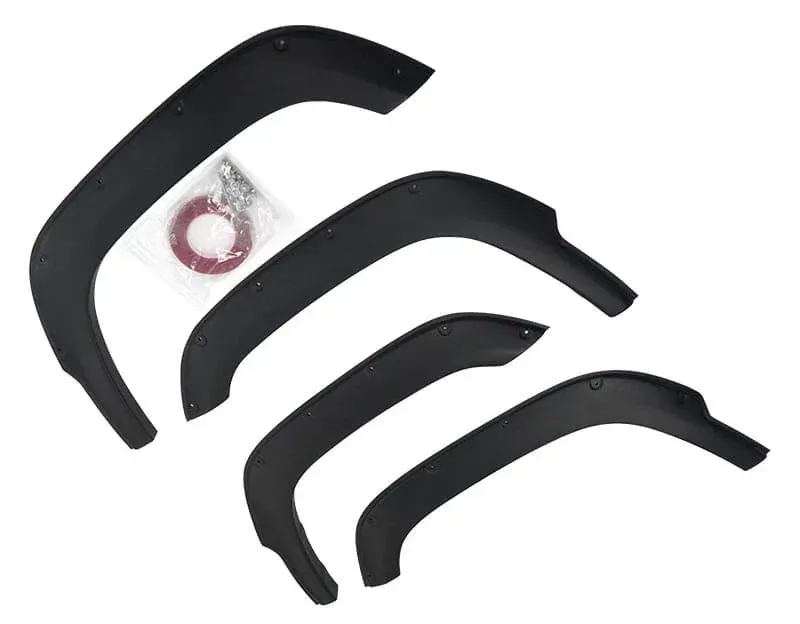 Jimny Gen 4 Modified Design Fender Flares With Studs Matt Black