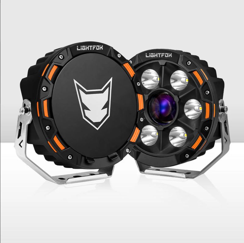 Lightfox Laser Pair 7" Osram LED Lights