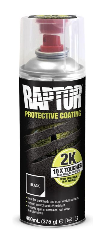 RAPTOR 2K Aerosol 400ml - Black