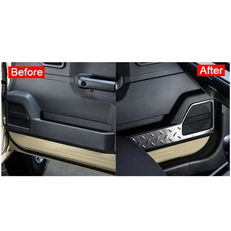 Jimny Gen 4 Side Door Kick Protector Black (3 Door Only)