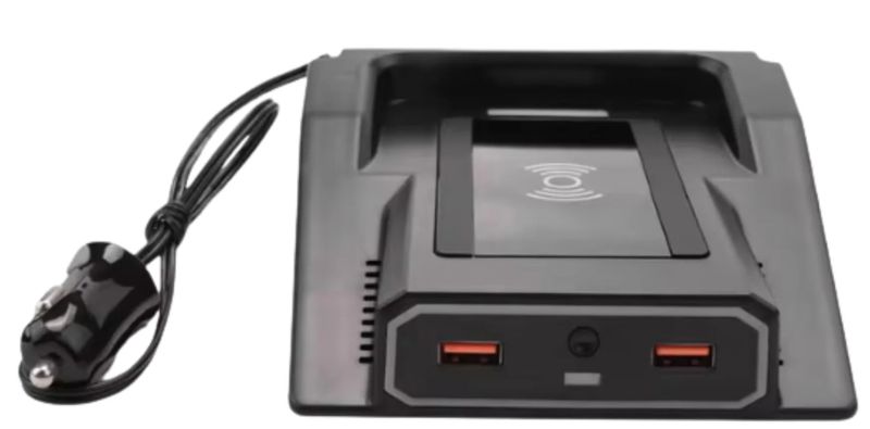 Wireless charger and phone holder with 2 USB ports Suzuki Jimny Gen 4 2019+
