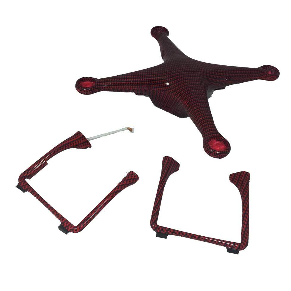 DJI Phantom 2 Custom Complete Body Shell & V3 Legs w/ Hardware