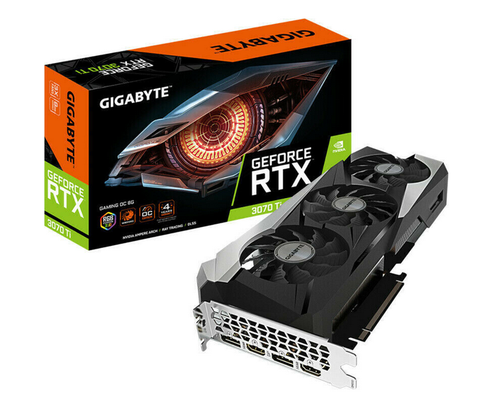GIGABYTE NVIDIA GeForce RTX 3070 Ti GAMING OC 8GB GDDR6X Graphics Card