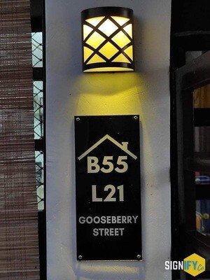 Standard House Plate
