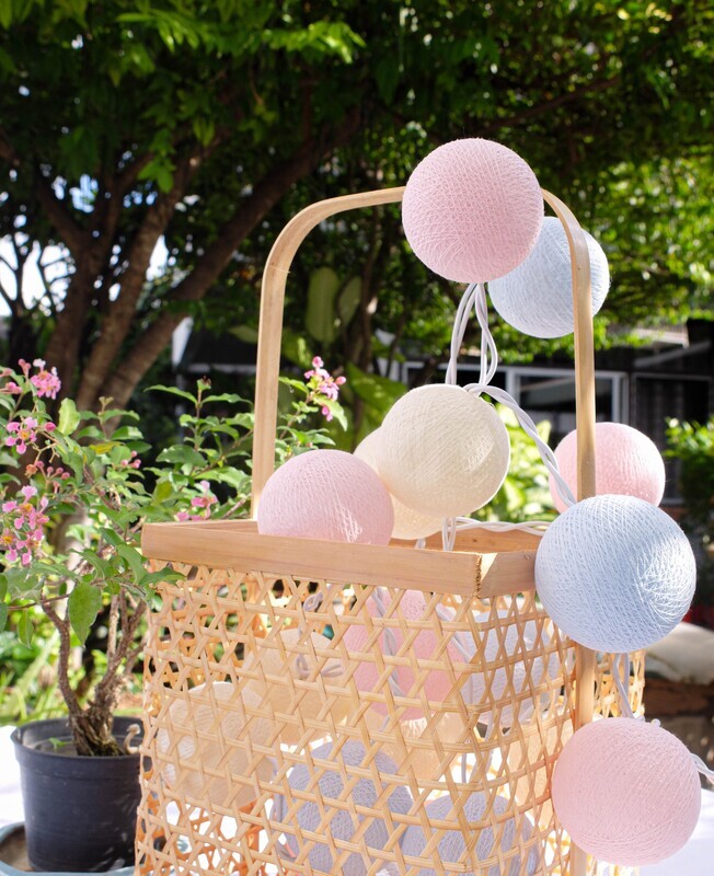 Cotton Ball Lights: Tulips in Canberra