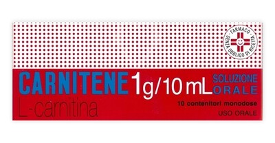 Carnitene 1g/10ml - Soluzione Orale - Confezione 10 flaconcini