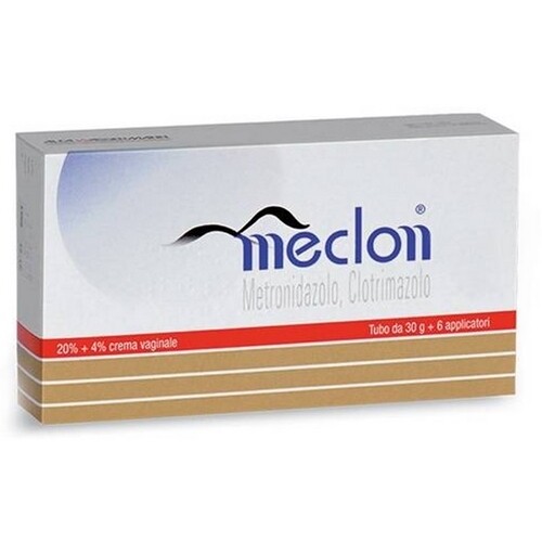Meclon Crema Vaginale 20%+4% - Tubo 30g + 6 Canule