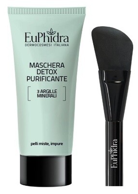 Euphidra Maschera Detox Purificante - 3 Argille Minerali - 75ml