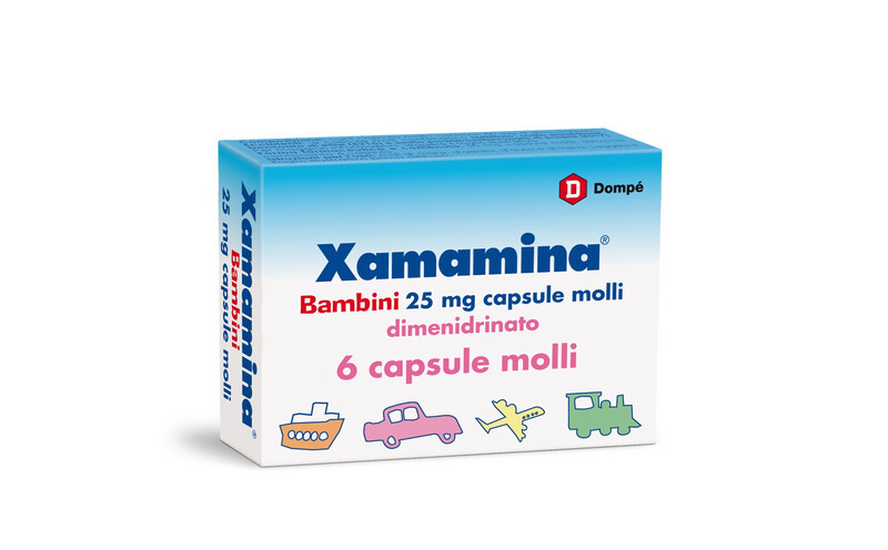 Xamamina Mal Di Viaggio Bambini - 6 Capsule