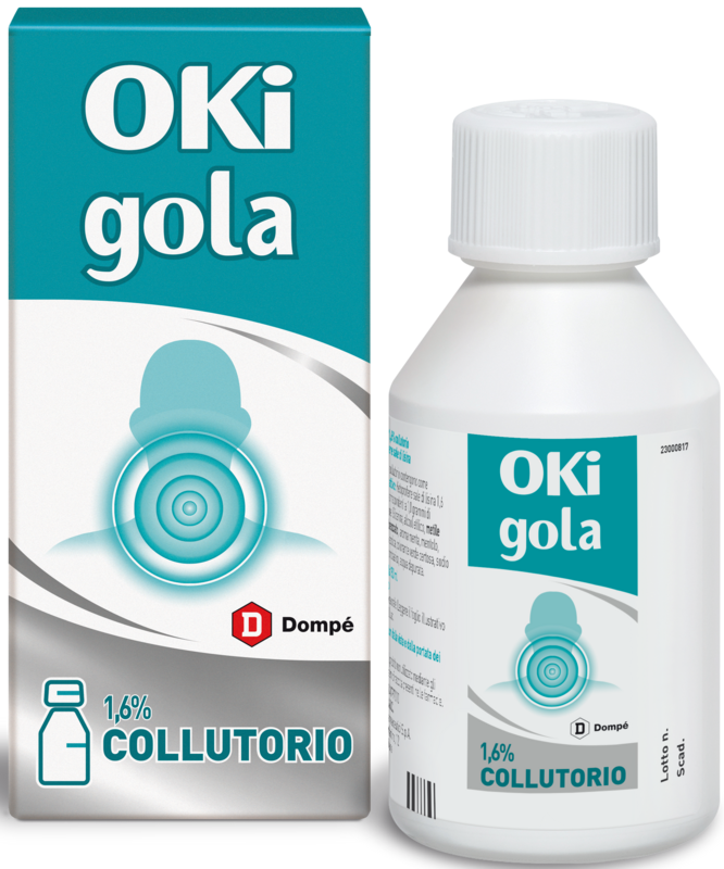 Oki Gola Colluttorio 1,6% - Flacone 150ml