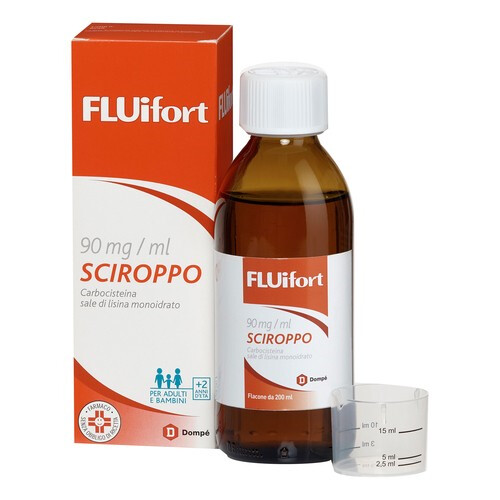 Fluifort Sciroppo 90mg/ml + Misurino Dosatore - 200ml